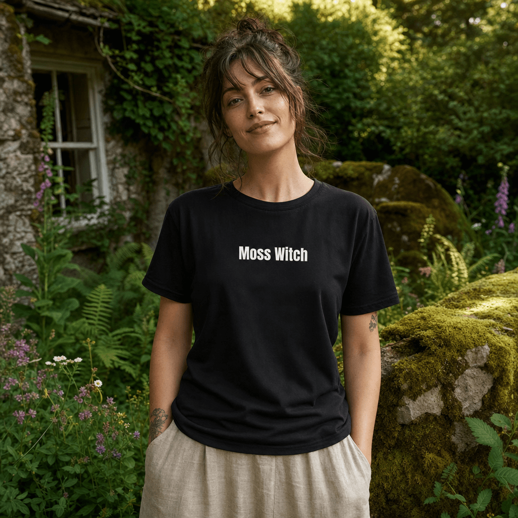 Moss Witch graphic tee from the Cottagecore collection