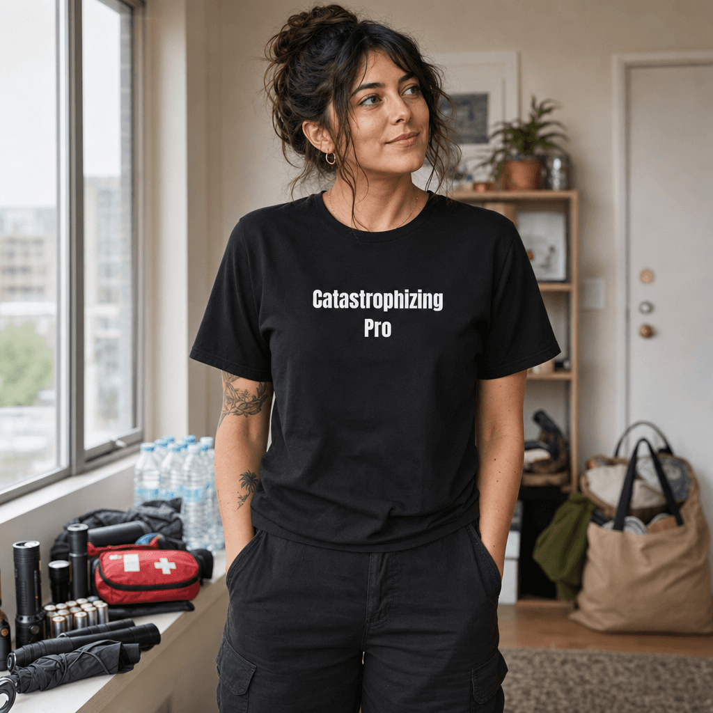 Catastrophizing Pro graphic tee from the Everything collection