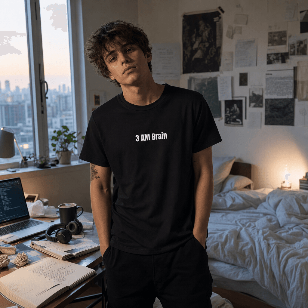 3 AM Brain graphic tee from the Everything collection