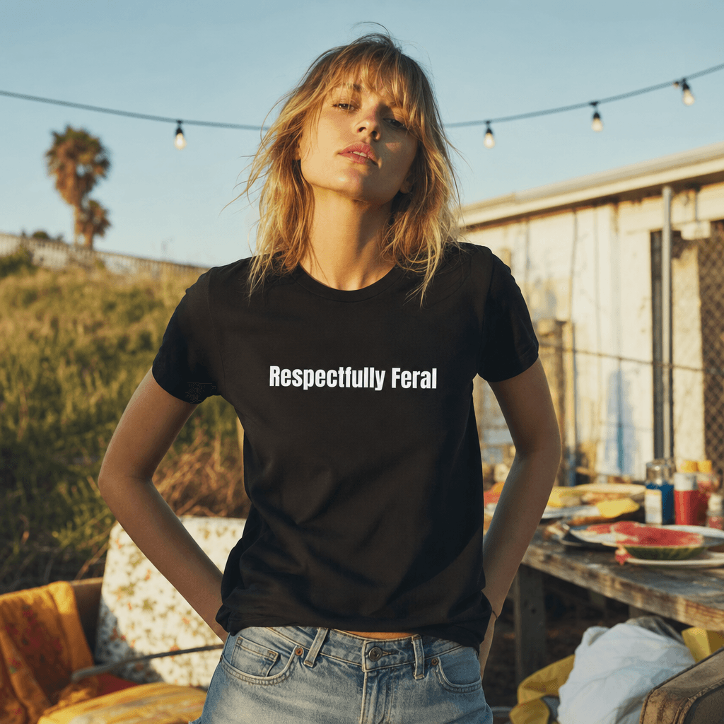 Respectfully Feral graphic tee from the Feral Girl Summer collection