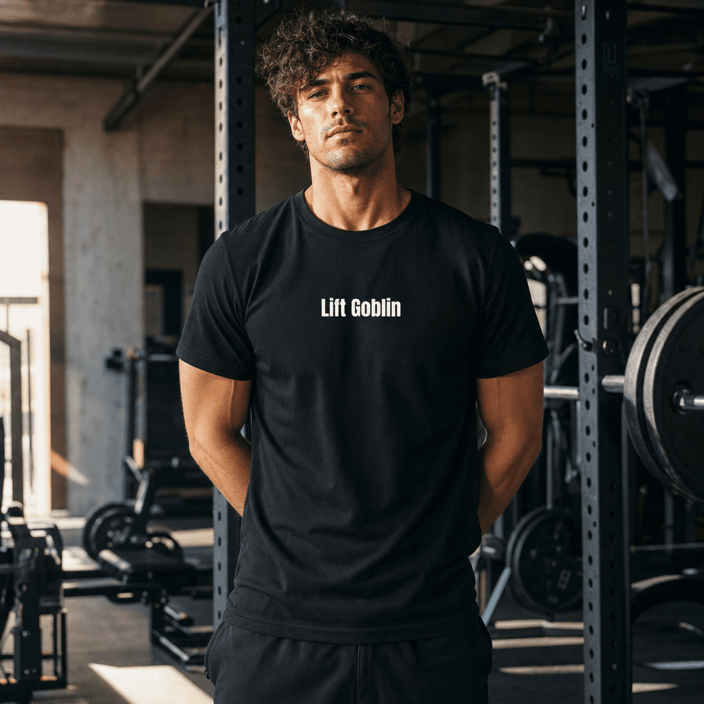 Lift Goblin graphic tee from the Gym Rat collection