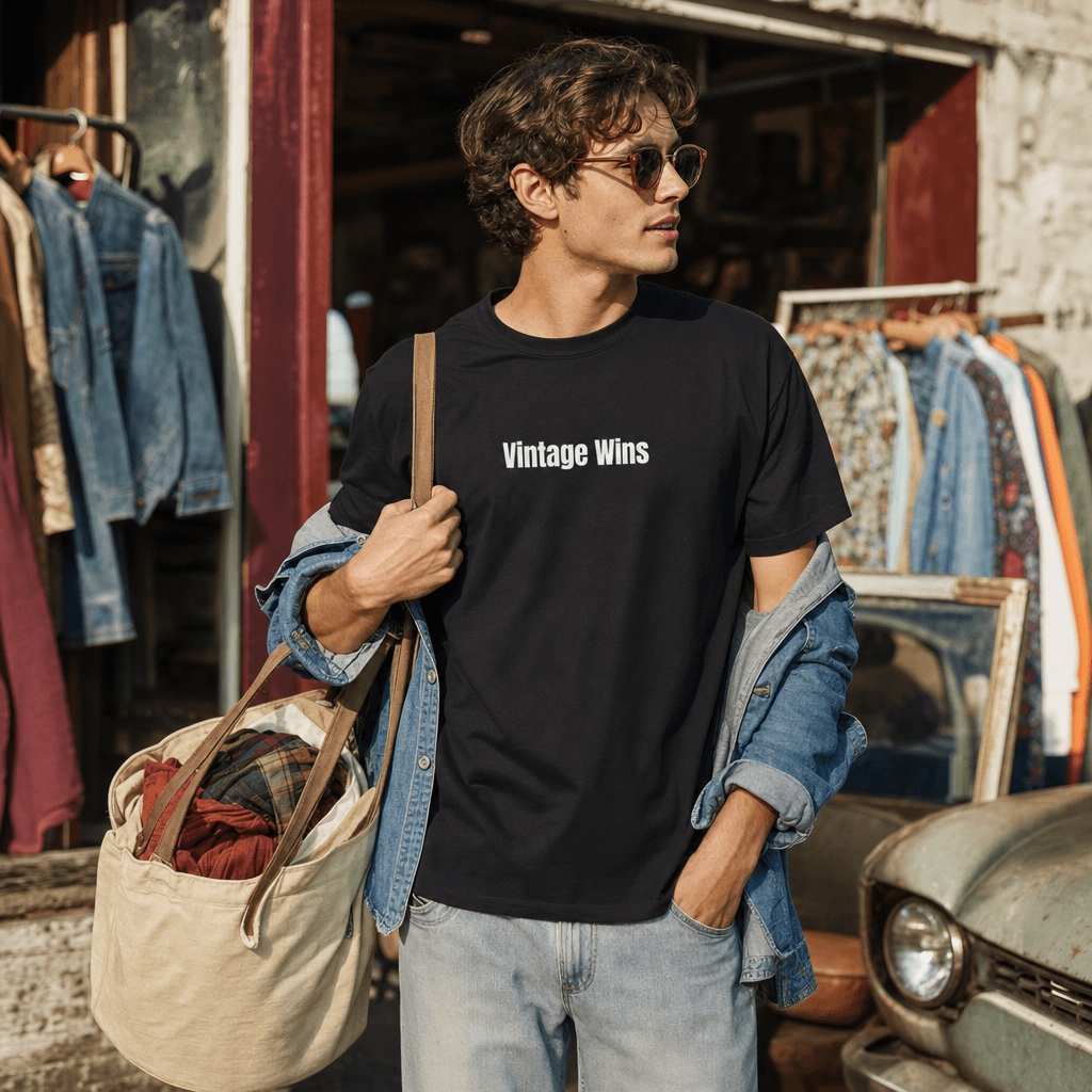 Vintage Wins graphic tee from the Thrifted Fashion collection