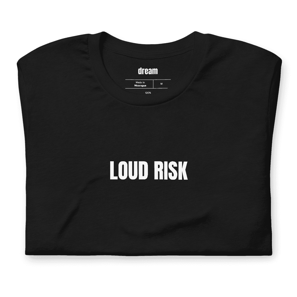 LOUD RISK t-shirt