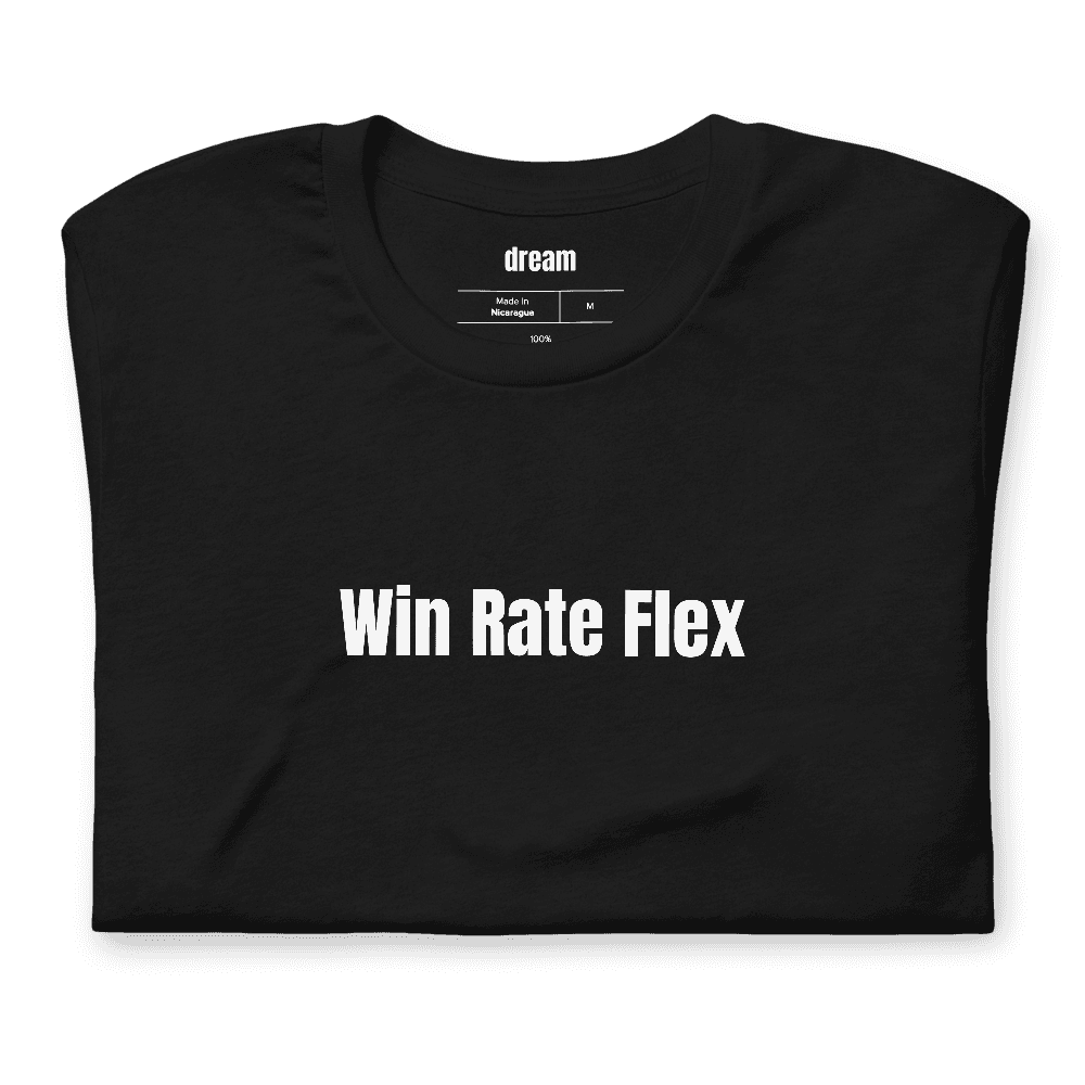 Win Rate Flex t-shirt