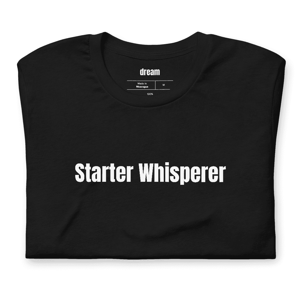 Starter Whisperer t-shirt