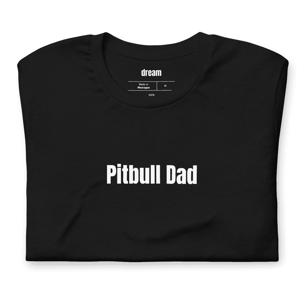 Pitbull Dad t-shirt
