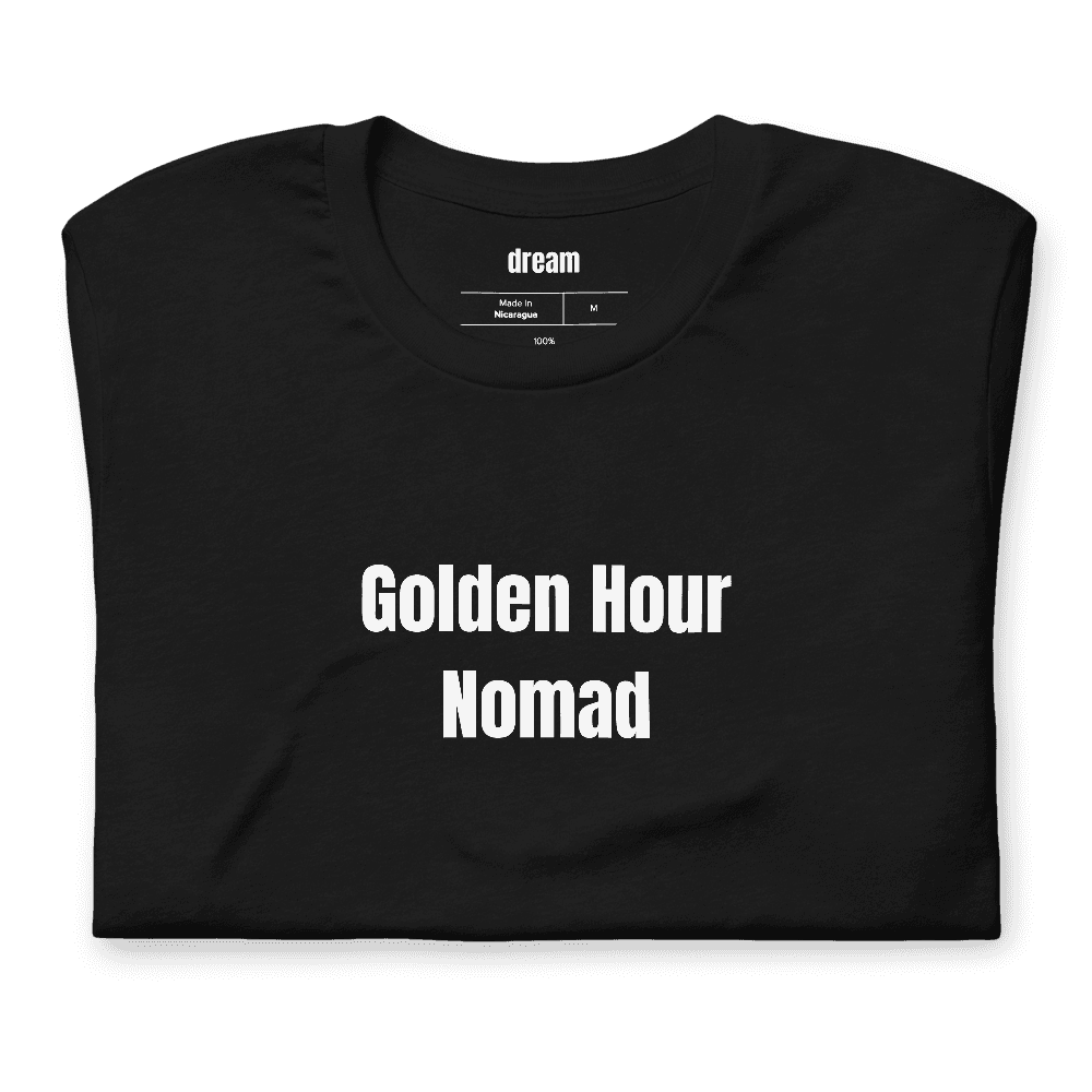 Golden Hour Nomad t-shirt
