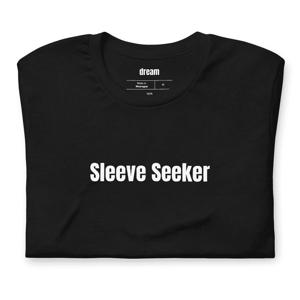 Sleeve Seeker t-shirt