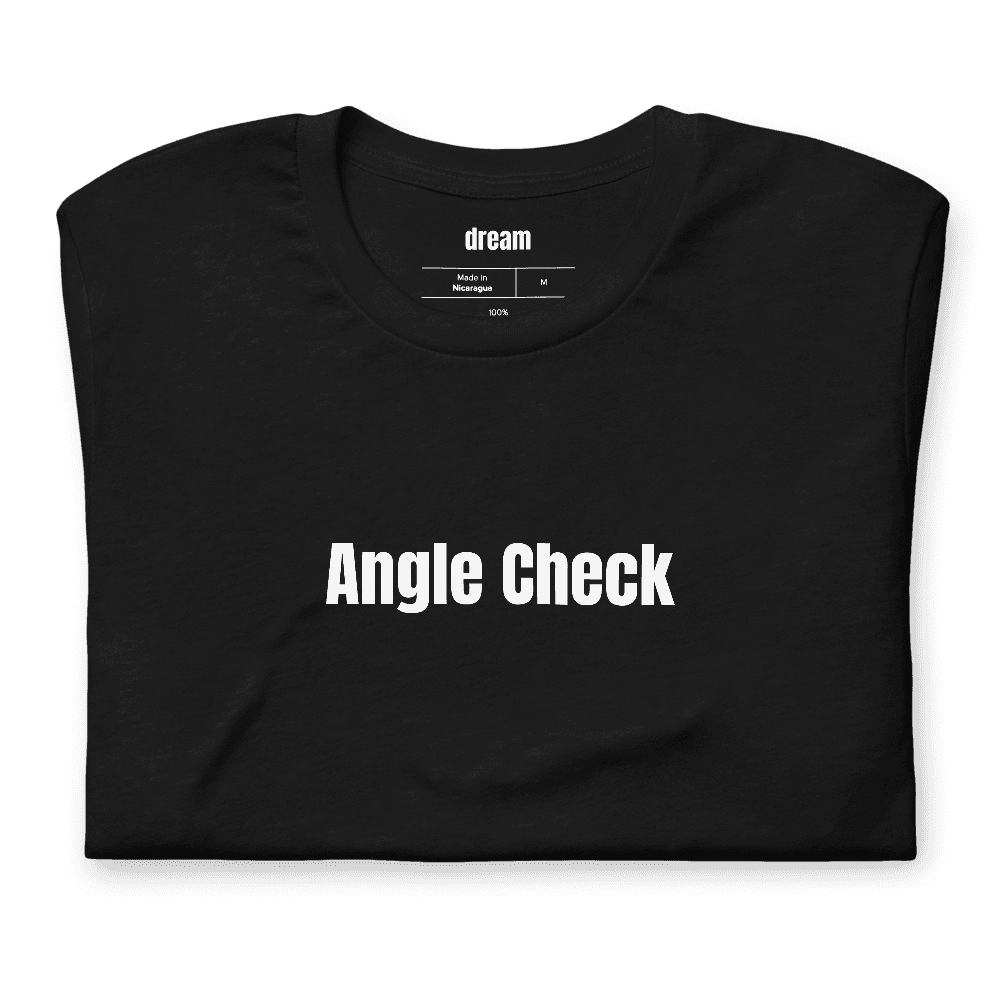 Angle Check t-shirt