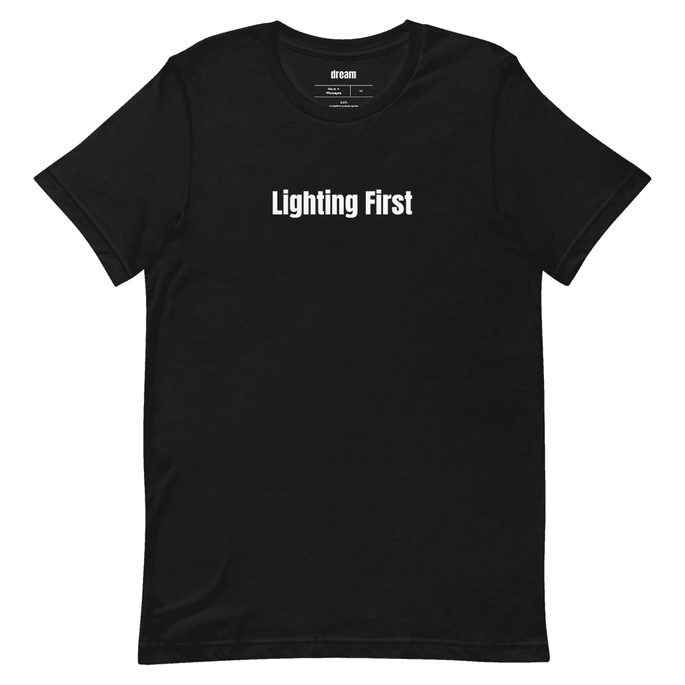 Lighting First t-shirt