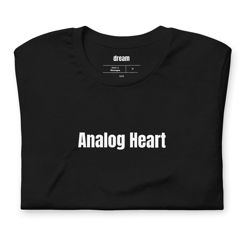 Analog Heart t-shirt