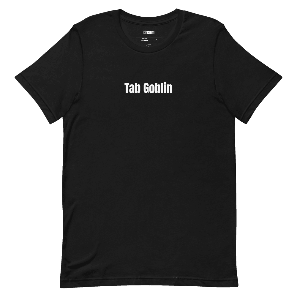 Tab Goblin t-shirt