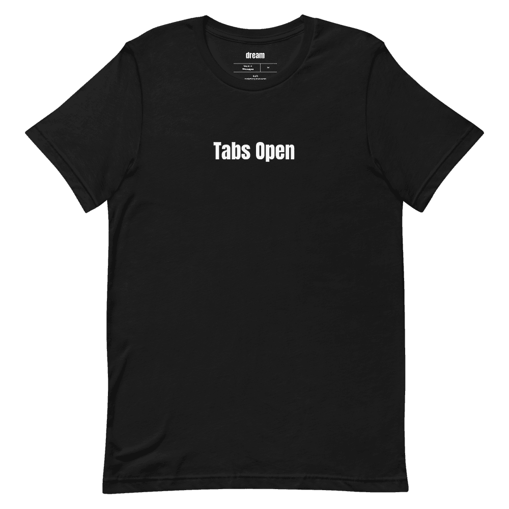 Tabs Open t-shirt