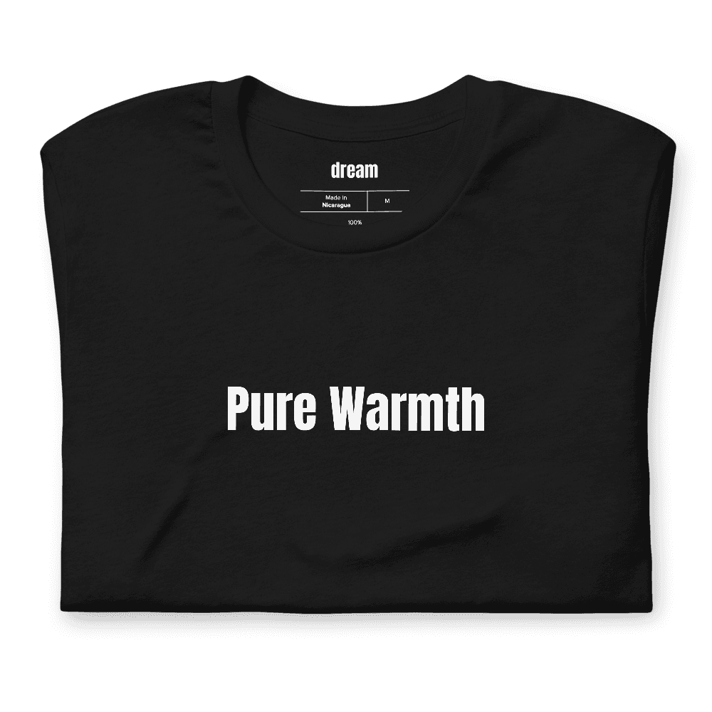 Pure Warmth t-shirt