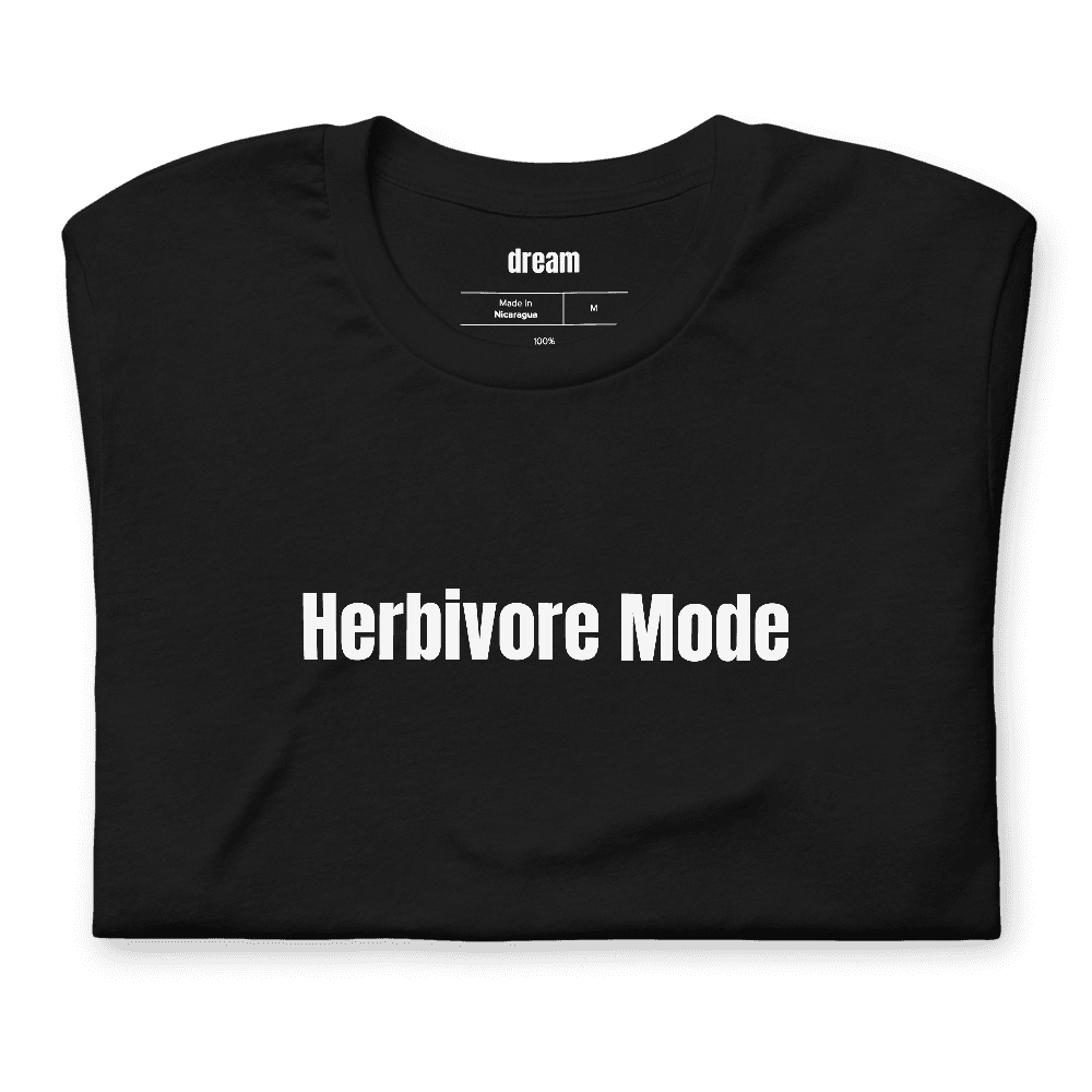 Herbivore Mode t-shirt