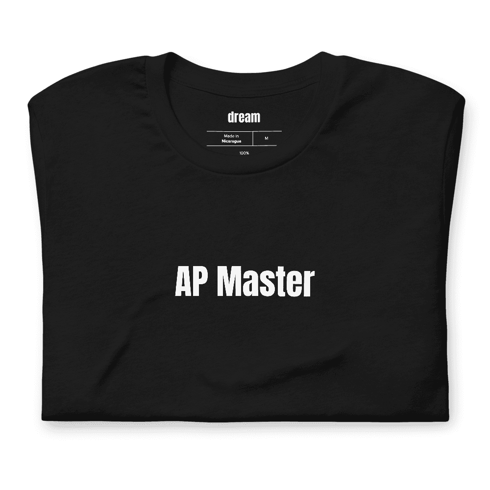 AP Master t-shirt