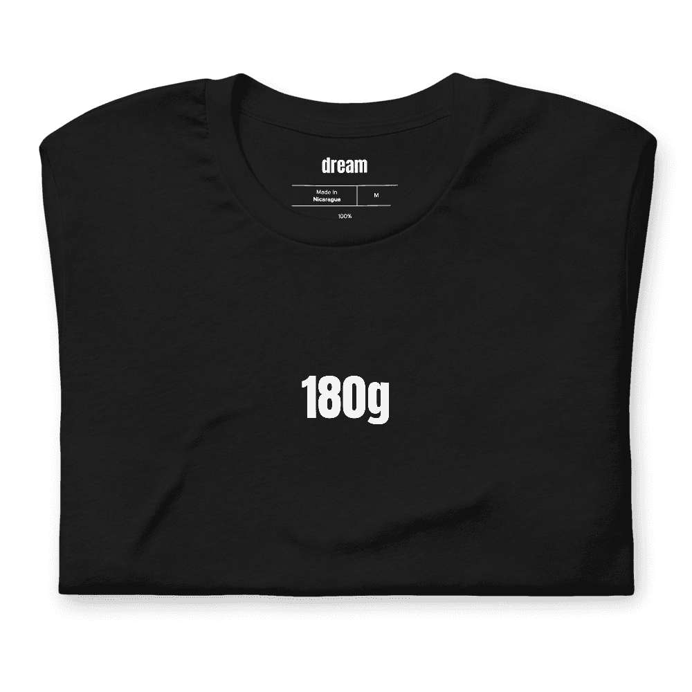 180g t-shirt