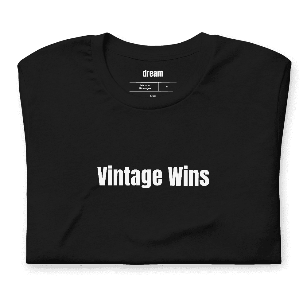 Vintage Wins t-shirt