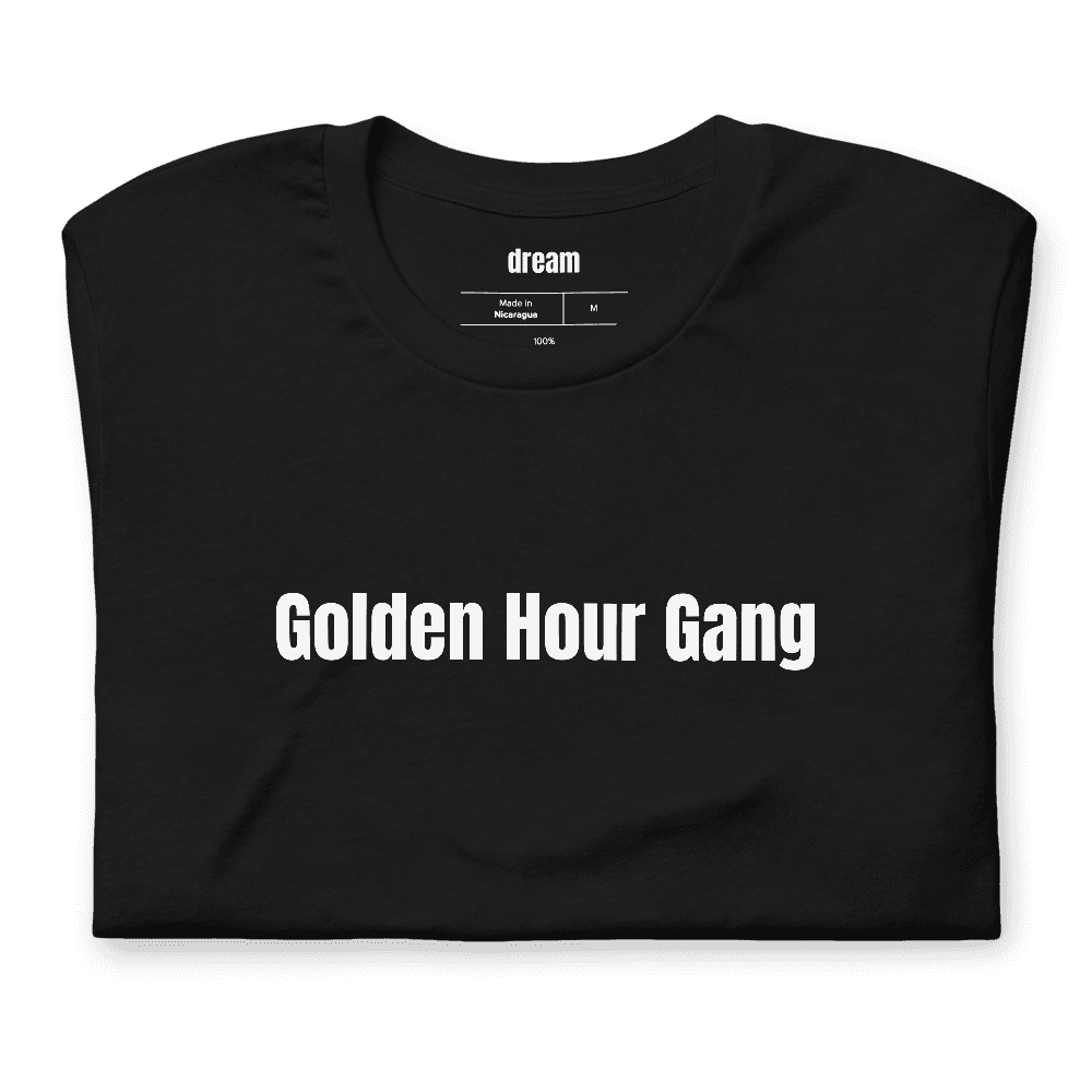 Golden Hour Gang t-shirt