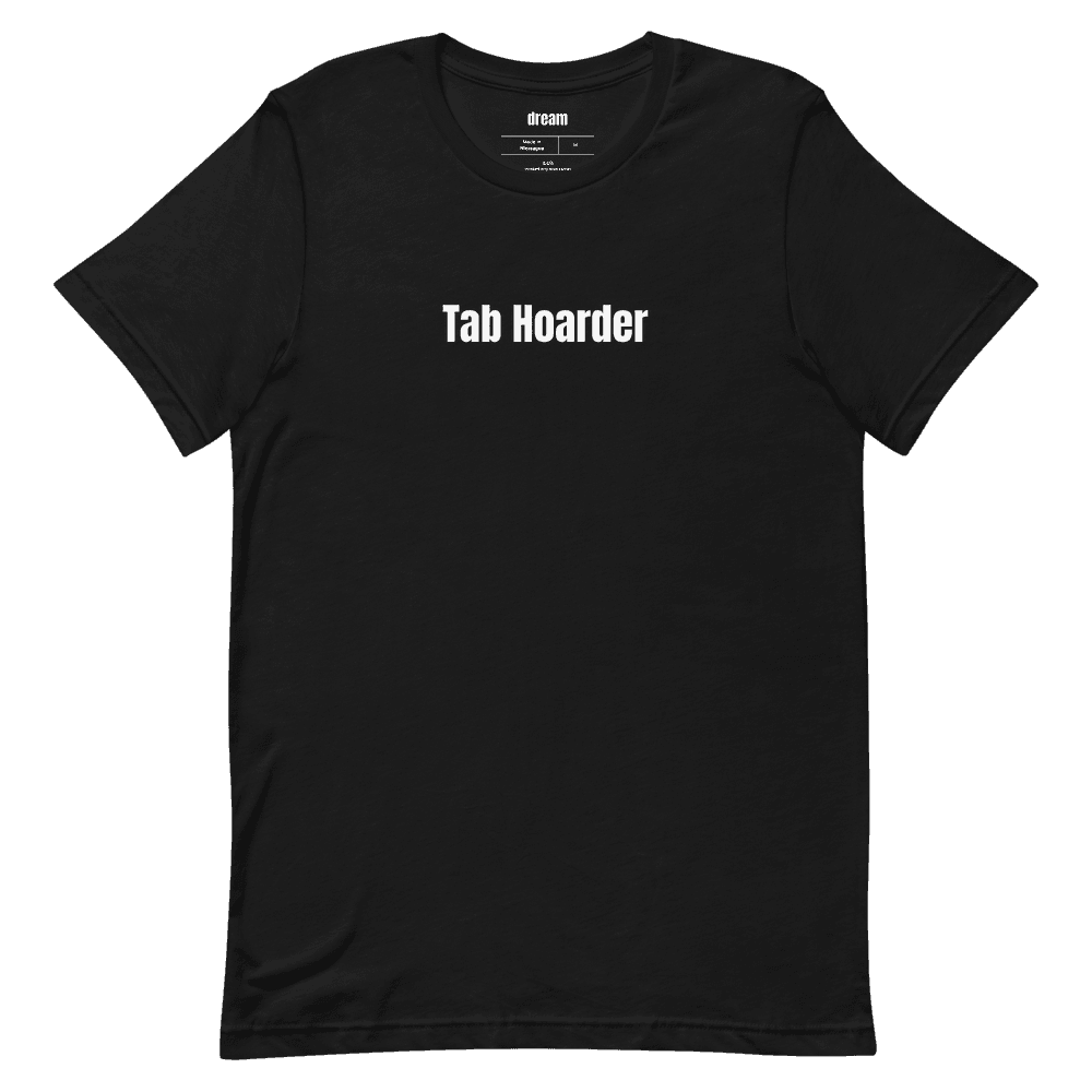Tab Hoarder t-shirt