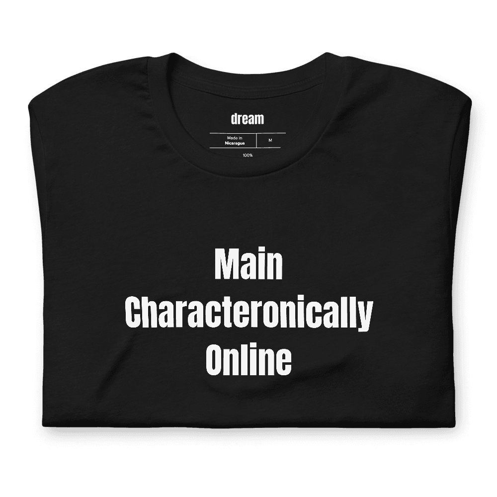 Main Characteronically Online t-shirt