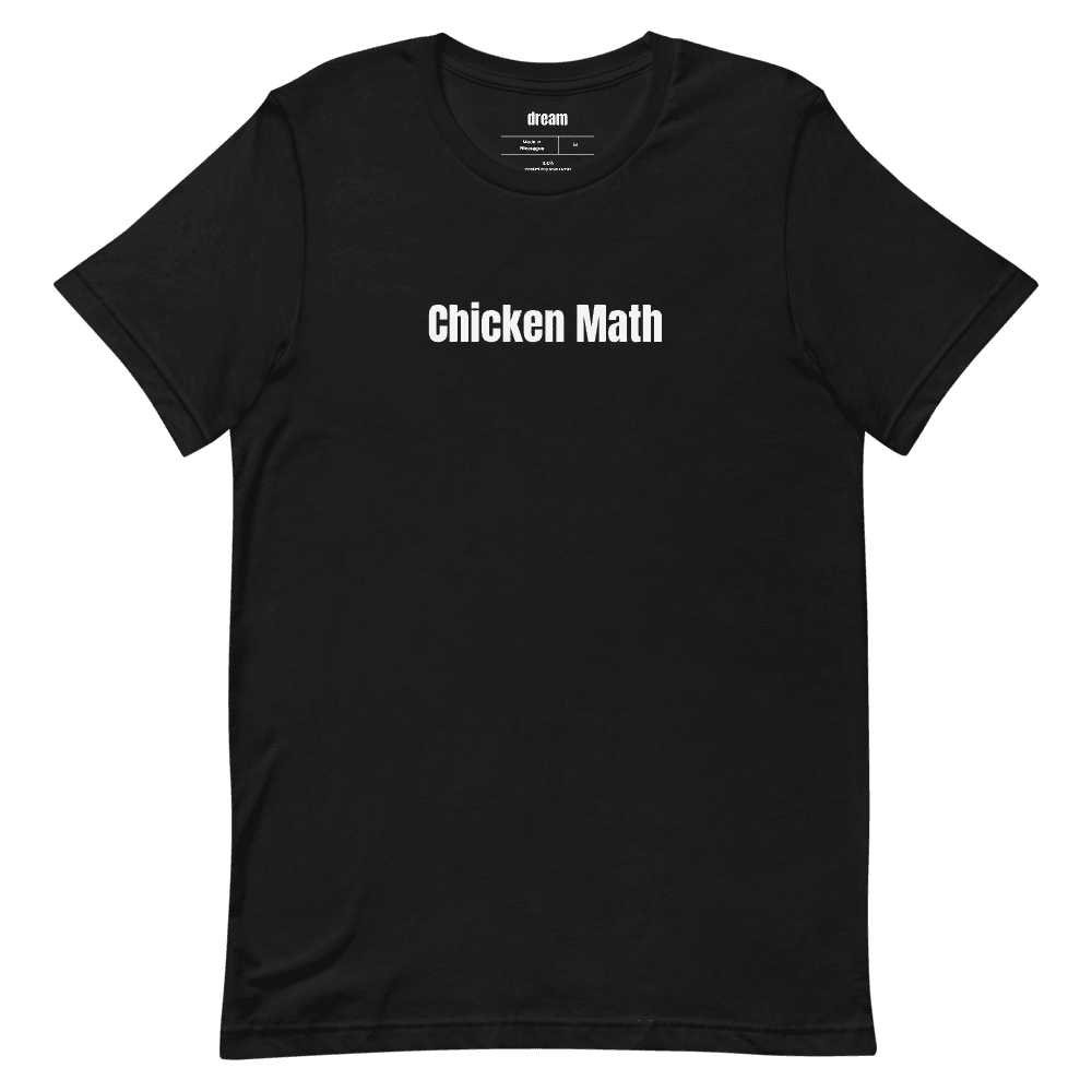 Chicken Math t-shirt