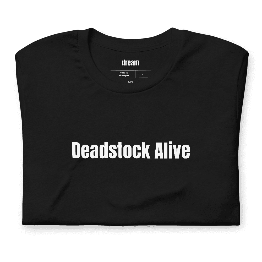 Deadstock Alive t-shirt