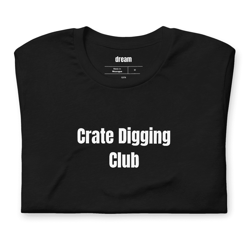 Crate Digging Club t-shirt