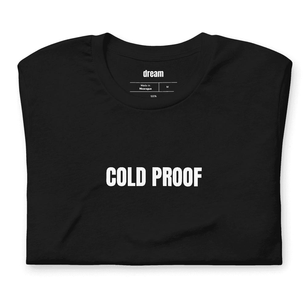 COLD PROOF t-shirt