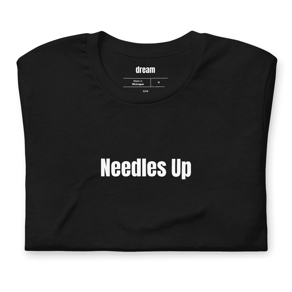 Needles Up t-shirt