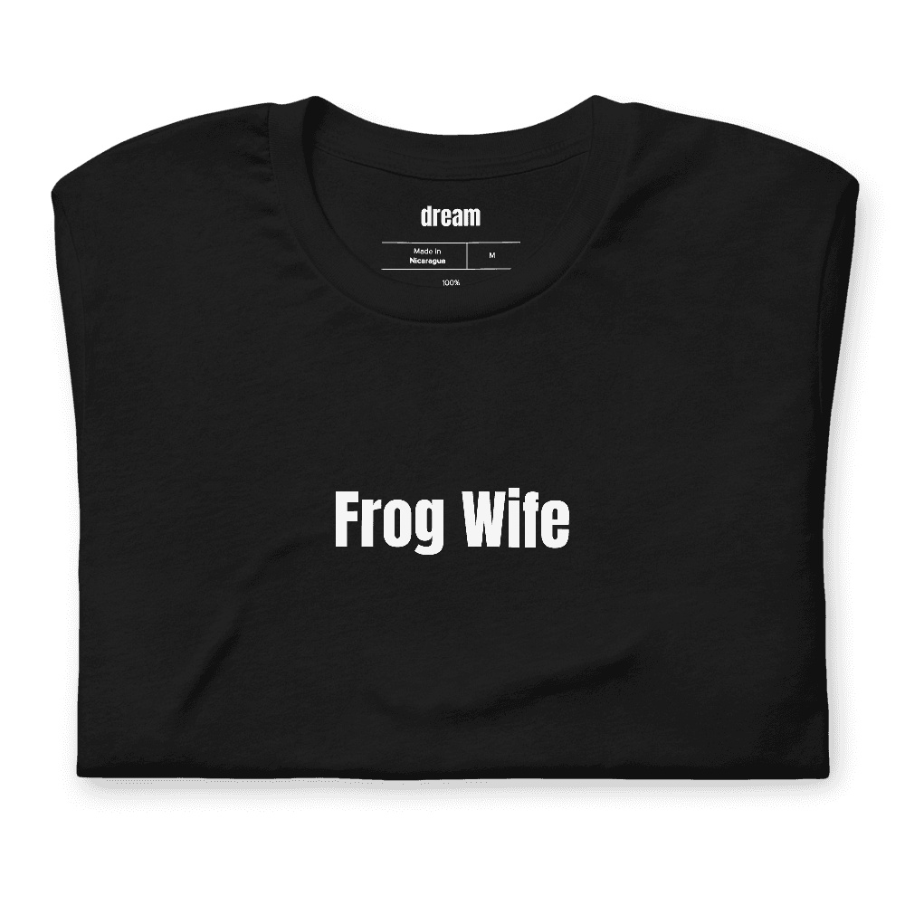 Frog Wife t-shirt