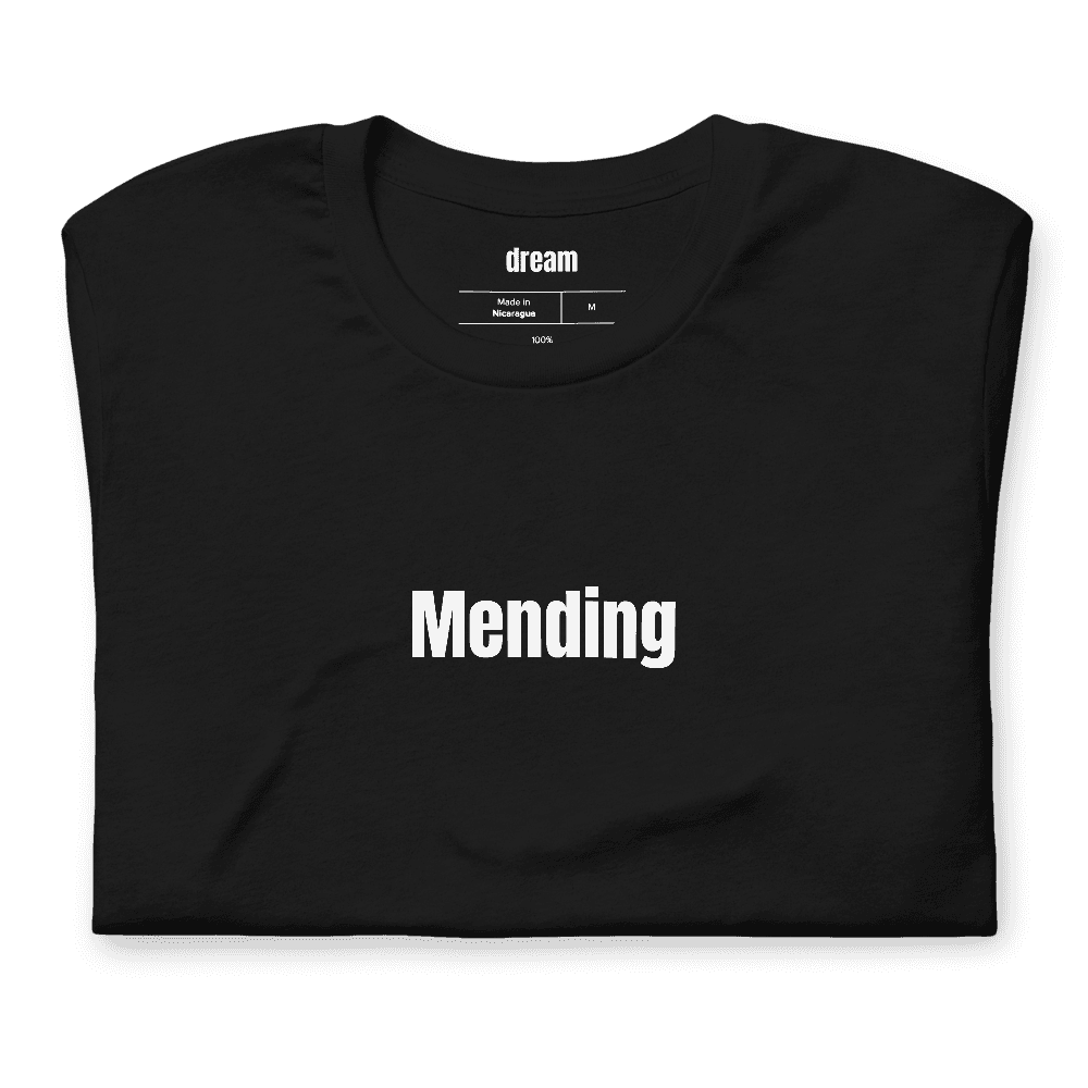 Mending t-shirt