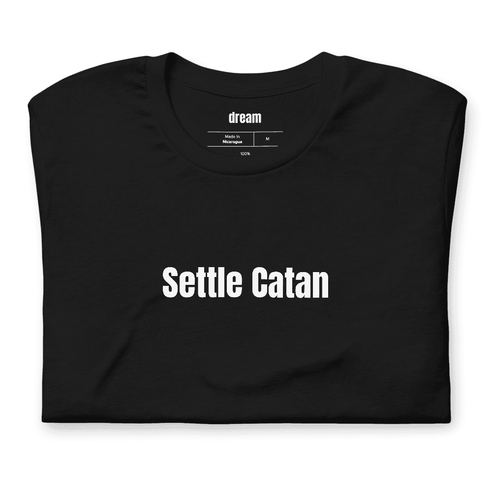 Settle Catan t-shirt