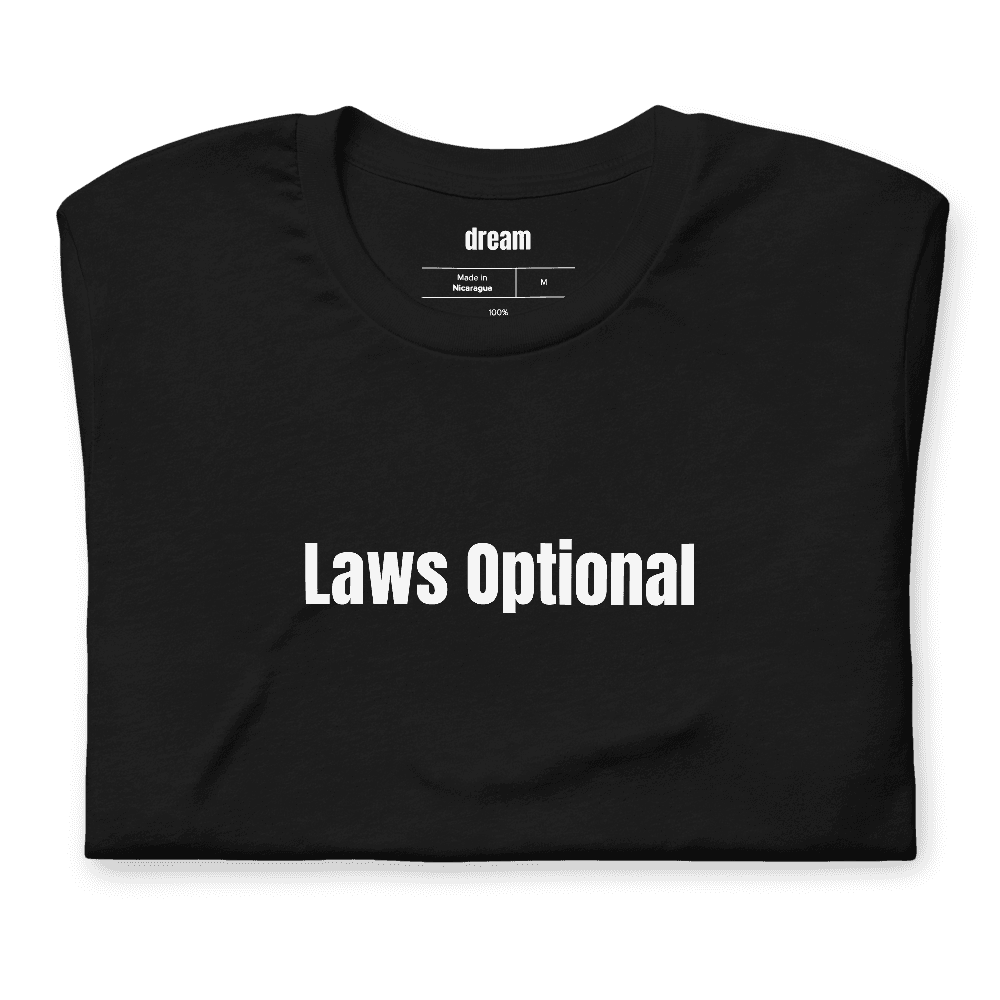 Laws Optional t-shirt