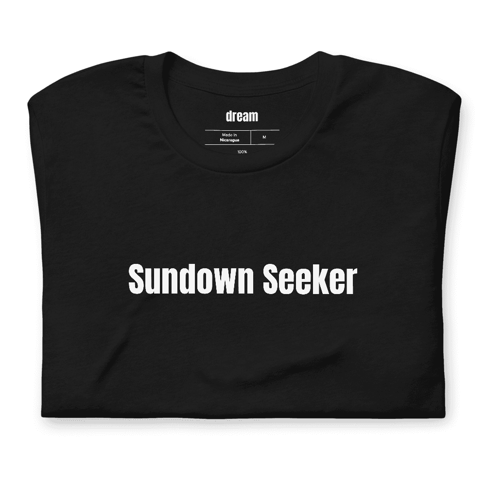 Sundown Seeker t-shirt