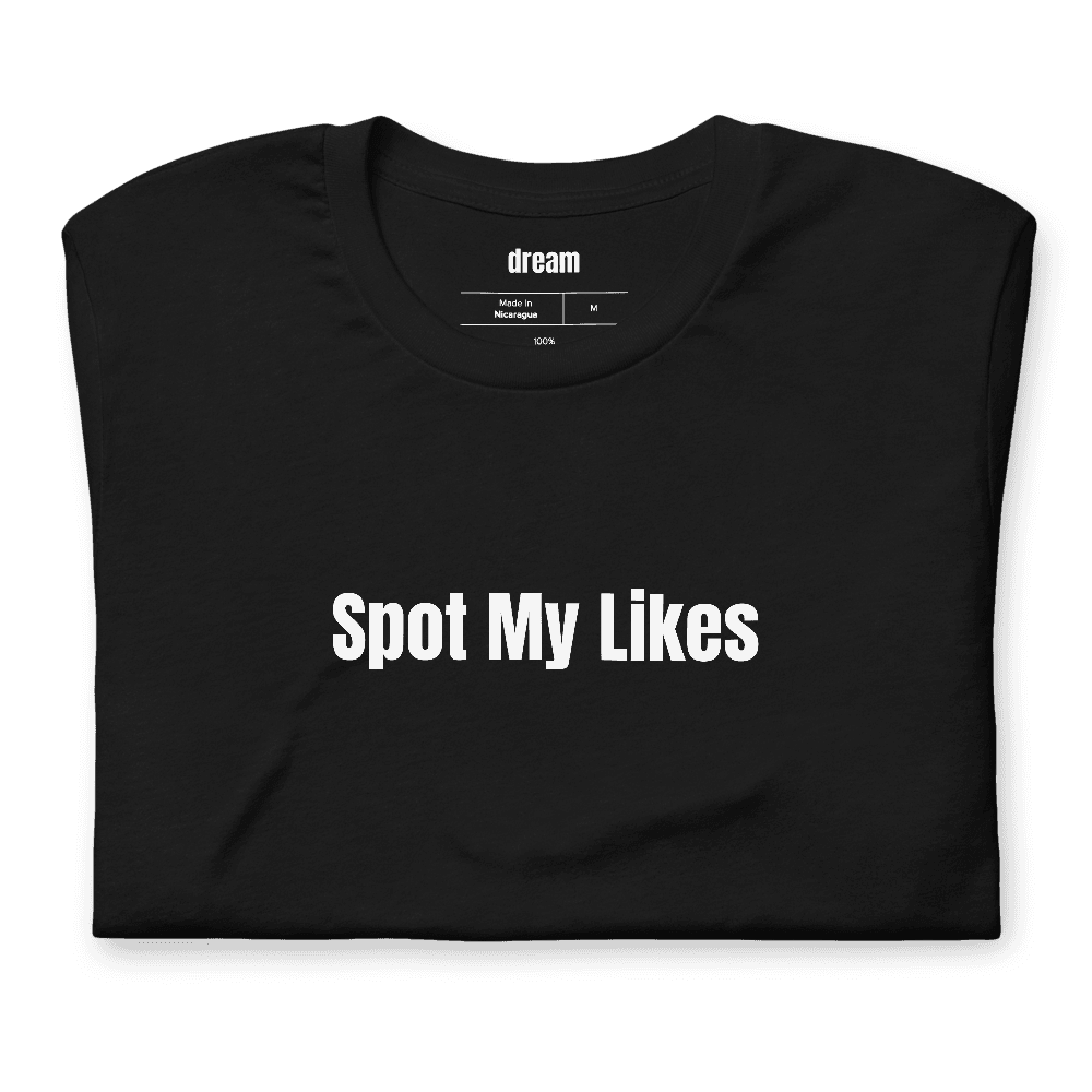 Spot My Likes t-shirt