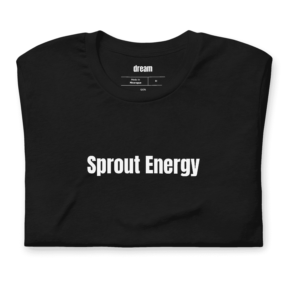 Sprout Energy t-shirt