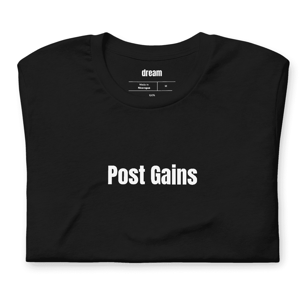 Post Gains t-shirt