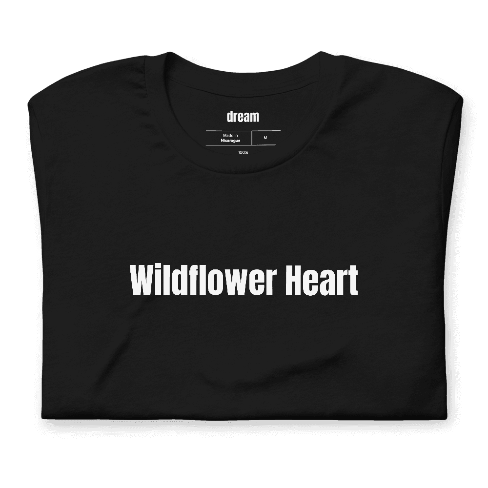 Wildflower Heart t-shirt