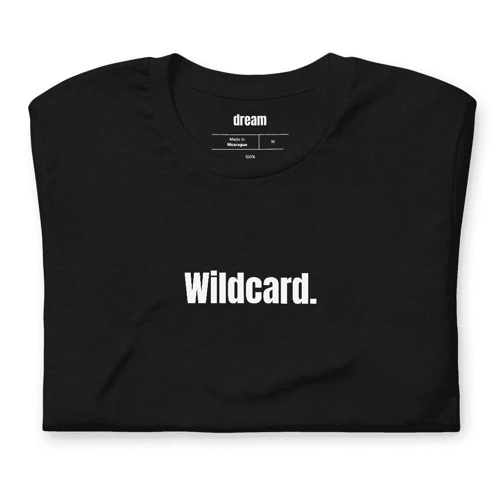 Wildcard. t-shirt